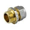 Муфта МП латунь никель обжим Дн 16х1/2" НР ГОСТ 32415-2013 7001 Aquasfera 7001-01