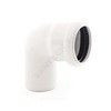 Отвод PP-M бесшумный белый Дн 32х87гр б/нап в/к RTP (РосТурПласт) 36402