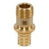 Муфта для PE-X труб аксиальная латунь Дн 20х1/2" НР MX Рехау 11096741001