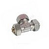 Тройник переходной для МП/PE-X труб латунь обжим Дн 20х20х16 R565AM Giacomini R565MX055