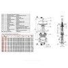 Задвижка шиберная односторонняя чугун VG4400-00MM Ду 200 Ру10 межфл со штурвалом уплотнение: металл Tecofi VG4400-00MM0200, миниатюра — 3