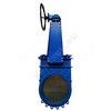 Задвижка шиберная двусторонняя чугун 1140RA Ду 600 Ру10 межфл с редуктором под электропривод ISO2 F14 уплотнение: NBR Benarmo — 3