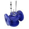 Клапан регулирующий чугун TRV-3 смесительно-разделительный Ду 32 Ру16 фл Kvs=12.5м3/ч под электропривод Теплосила TRV-3-32-12.5, миниатюра — 1