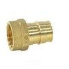 Муфта для PE-X труб радиальная латунь Дн 25х1" ВР РОС, миниатюра — 1