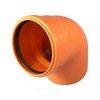 Отвод НПВХ коричневый Дн 110х30гр б/нап в/к Агригазполимер — 8
