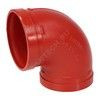 Отвод (колено) под муфту 90гр грувлок ковкий чугун XGQT03 Ду40 (Дн48) Ру25 JIANZHI — 1