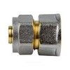 Муфта МП латунь никель обжим Дн 20х3/4" ВР ГОСТ 32415-2013 7002 Aquasfera 7002-04