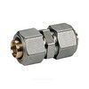 Муфта для МП/PE-X труб латунь обжим Дн 20 R560AM Giacomini R560MX057