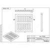 Решетка стальная для дождеприемника штампованная 300х300мм квадратная h=21мм 15кН SteeStart СТИЛОТ P3030A — 3