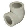 Угольник PP-R серый Дн 63х90гр внутренняя пайка для PP-R RTP (РосТурПласт) 11036 — 1