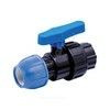 Кран шаровой компрессионный Дн 25х3/4" ВР Ру10 RTP (РосТурПласт) 14395, миниатюра — 0