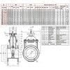 Задвижка чугун VOC4241CM аналог МЗВ обрезиненный клин EPDM Ду 80 Ру16 Тмакс=110C фл под электропривод F10 Tecofi VOC4241CM-00EP0080, миниатюра — 1
