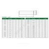 Труба PP-MD с раструбом зелёная KG2000 KG2000EM Дн 110х3,4 б/нап SN10 L=0,5м в/к Ostendorf 770320