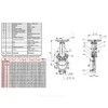 Задвижка шиберная односторонняя нерж VG6400-001MM Ду 125 Ру10 межфл со штурвалом уплотнение: металл Tecofi VG6400-001MM0125