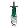 Задвижка шиберная односторонняя нерж VG6400-001MM Ду 450 Ру7 межфл со штурвалом уплотнение: металл Tecofi VG6400-001MM0450, миниатюра — 2