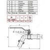 Кран шаровой водоразборный латунь со штуцером Ду 15 Ру16 НР/штуц R1/2" рычаг L=90мм Tecofi RP1105-0015 — 2
