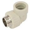 Угольник PP-R комбинированный серый Дн 20х1/2" НР VALFEX 10126020Г, миниатюра — 0