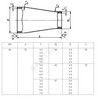 Переход сталь концентрический Дн 57х3,0-32х2,0 (Ду 50х25) бесшовный ГОСТ 17378-2001