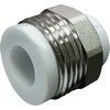 Штуцер PP-R комбинированный белый Дн 25х1" НР VALFEX 10134025