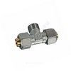 Тройник для МП/PE-X труб латунь обжим Дн 20х3/4" НР R568AM Giacomini R568MX061 — 1
