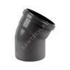 Отвод НПВХ серый Дн 50х45гр б/нап в/к Хемкор 2391027 — 13