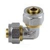 Угольник МП латунь никель обжим Дн 26х90гр ГОСТ 32415-2013 7005 Aquasfera 7005-03, миниатюра — 7