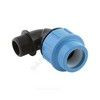 Отвод компрессионный ПЭ Дн 20х1/2"х90гр НР Джилекс 9270