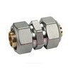 Муфта переходная для МП/PE-X труб латунь хром обжим Дн 26х20 R566AM Giacomini R566MX060