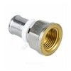 Муфта МП латунь никель пресс Дн 26х3/4" ВР ГОСТ 32415-2013 8002 Aquasfera 8002-05