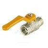 Кран шаровой латунь никель газ Эксперт Ду 25 Ру40 ВР/НР полнопроходной рычаг Dist Н223Р — 7