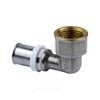 Угольник МП латунь никель пресс Дн 20х1/2"х90гр ВР ГОСТ 32415-2013 8007 Aquasfera 8007-03