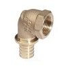 Угольник для PE-X труб аксиальный бронза Дн 20х1/2" ВР RAUTITAN RX+ Rehau 14563551001 (13660961001) — 1