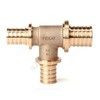 Тройник для PE-X труб аксиальный бронза Дн 16х20х16 переходной RX+ Рехау 14571013001