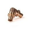 Угольник для PE-X труб аксиальный бронза Дн 20х90гр RX+ Рехау 14570223001