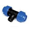 Тройник компрессионная ПЭ Дн 40х1 1/2"х40 НР Ру16 VALFEX 1210024011240 — 2