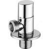 Клапан (вентиль) латунь бытовой хром угловой 1072 G1/2"х3/8" Ру16 НР с отражателем Aquasfera 1072-03