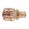 Муфта для PE-X труб аксиальная бронза Дн 16х3/4" НР RAUTITAN RX+ Rehau 14563121001 (13660501001), миниатюра — 0