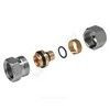 Муфта для МП/PE-X труб латунь хром Дн 20х2,0х1/2" ВР R187F Giacomini R187FX062