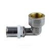 Угольник МП латунь никель пресс Дн 20х1/2"х90гр ВР ГОСТ 32415-2013 8007 Aquasfera 8007-03