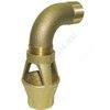 Воронка латунь R141C Ду 32х32 Ру10 ВР G1 1/4"хG1 1/4" с закругленным отводом Giacomini R141CY006