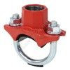 Отвод (седелка) Ubolt резьбовой грувлок ковкий чугун XGQT15U Ду40х25 (Дн48х1") Ру25 JIANZHI — 2