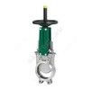 Задвижка шиберная односторонняя нерж VG6400-001EP Ду 600 Ру4 межфл со штурвалом уплотнение: EPDM Tecofi VG6400-001EP0600 — 1