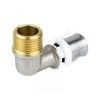 Угольник МП латунь никель пресс Дн 20х1/2"х90гр НР ГОСТ 32415-2013 8006 Aquasfera 8006-03