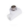 Тройник PP-R комбинированный белый Дн 25х3/4" НР PRO VALFEX 10128025-PRO — 1