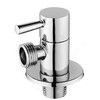 Клапан (вентиль) латунь бытовой хром угловой 1073 G1/2" Ру16 НР с отражателем Aquasfera 1073-01