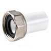 Штуцер PP-R комбинированный белый Дн 32х1 1/4" с накидной гайкой VALFEX 10136032