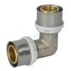 Угольник МП латунь пресс Дн 26х90гр ГОСТ 32415-2013 8005 Aquasfera 8005-03 — 1