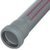 Труба PP-H с раструбом серая HT HTEM Дн 40х1,8 б/нап L=1,0м в/к Ostendorf 111040, миниатюра — 1