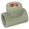 Тройник PP-R комбинированный серый Дн 20х3/4" ВР VALFEX 10127120Г