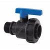 Кран шаровой компрессионный 3/4"x3/4" НР/ВР Ру10 RTP (РосТурПласт) 19028